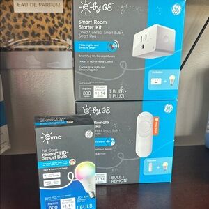 Cync by GE color changing and touchiness lighting. Smart Room&Remote StarterKit